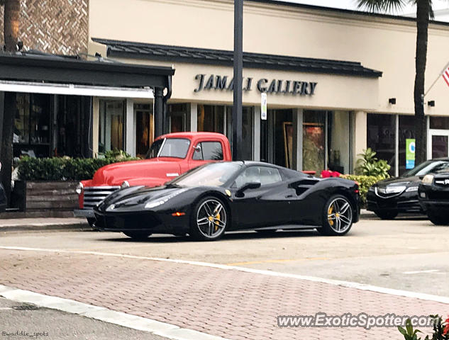 Ferrari 488 GTB spotted in Fort Lauderdale, Florida