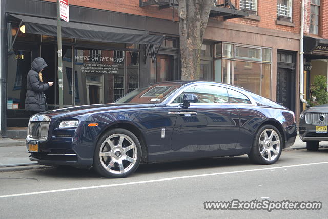 Rolls-Royce Wraith spotted in Manhattan, New York