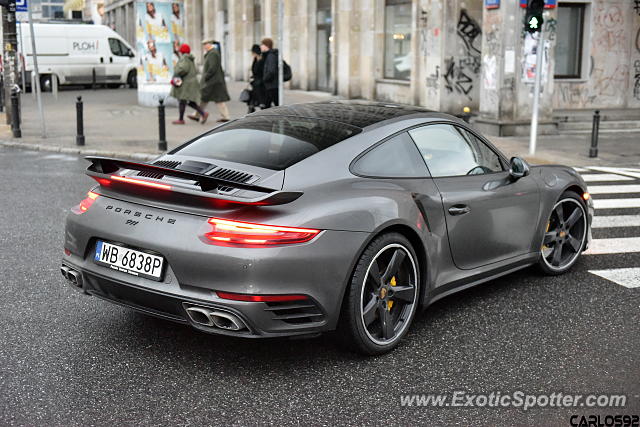 Porsche 911 Turbo spotted in Warsaw, Poland