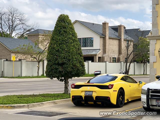 Ferrari 458 Italia spotted in Dallas, Texas