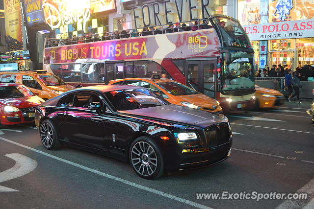 Rolls-Royce Wraith spotted in Manhattan, New York