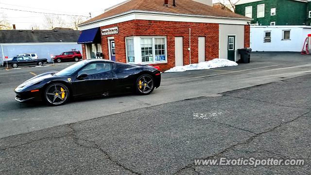 Ferrari 458 Italia spotted in Bernardsville, New Jersey