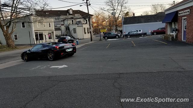 Ferrari 458 Italia spotted in Bernardsville, New Jersey