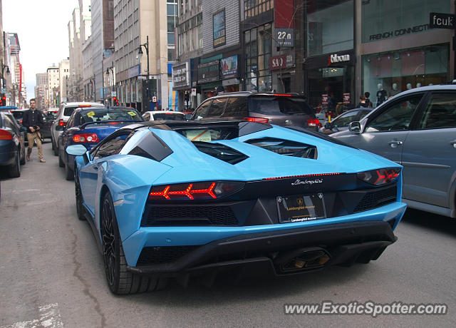 Lamborghini Aventador spotted in Montreal, Canada