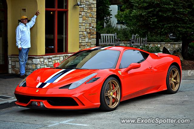 Ferrari 458 Italia spotted in Carmel, California