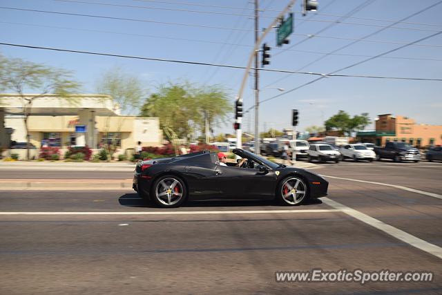 Ferrari 458 Italia spotted in Scottsdale, Arizona