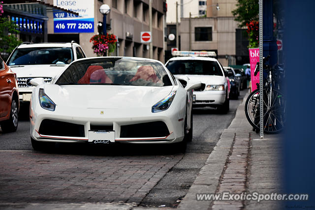 Ferrari 488 GTB spotted in Toronto, Canada