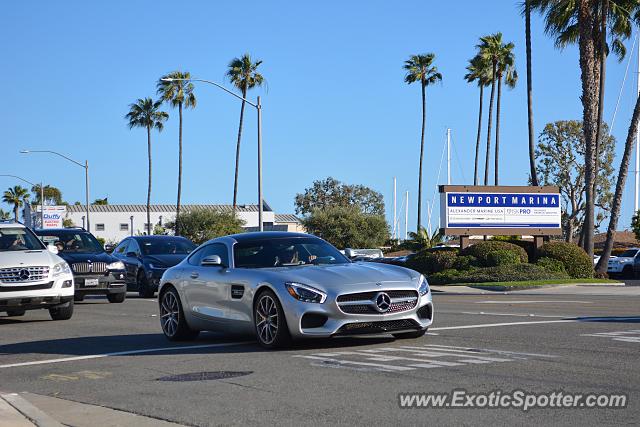 Mercedes AMG GT spotted in Newport Beach, California