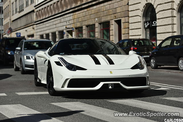 Ferrari 458 Italia spotted in Warsaw, Poland