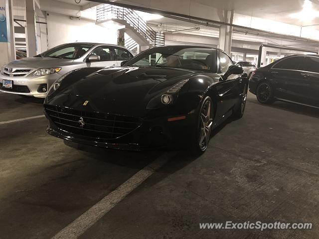 Ferrari California spotted in Tysons Corner, Virginia