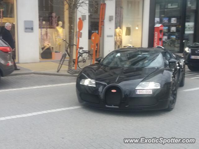 Bugatti Veyron spotted in Knokke Zoute, Belgium