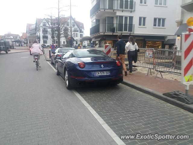 Ferrari California spotted in Knokke Zoute, Belgium