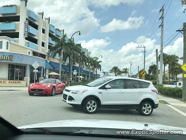 Ferrari California spotted in Deerfield Beach, Florida