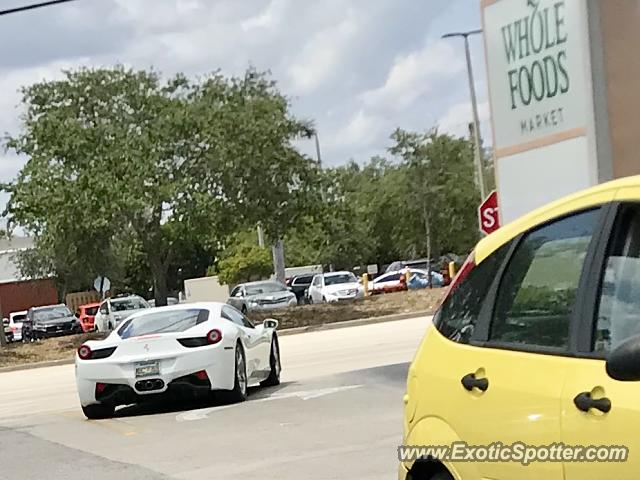 Ferrari 458 Italia spotted in Ft Lauderdale, Florida