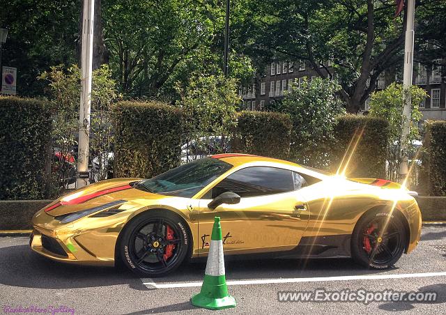 Ferrari 458 Italia spotted in London, United Kingdom