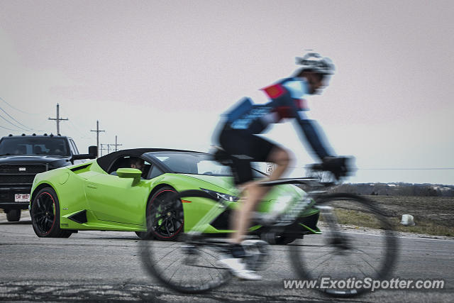 Lamborghini Huracan spotted in Overland Park, Kansas