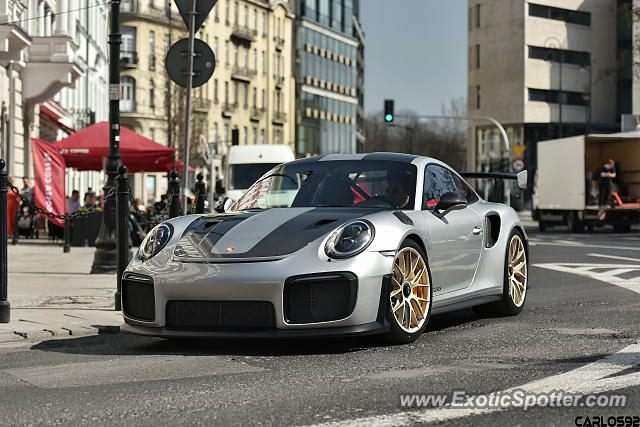 Porsche 911 GT2 spotted in Warsaw, Poland