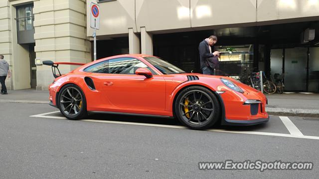 Porsche 911 GT3 spotted in Zurich, Switzerland