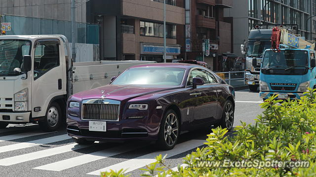 Rolls-Royce Wraith spotted in Tokyo, Japan