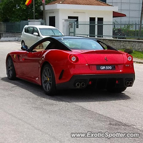 Ferrari 599GTO spotted in Kuala lumpur, Malaysia