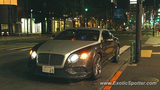 Bentley Continental spotted in Tokyo, Japan