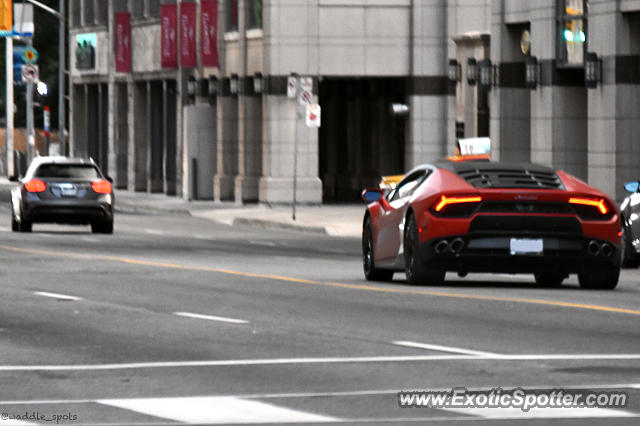 Lamborghini Huracan spotted in Toronto, Canada