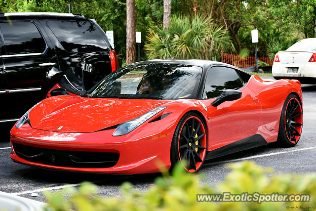 Ferrari 458 Italia spotted in Stuart, Florida