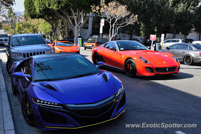 Acura NSX spotted in Los angeles, California