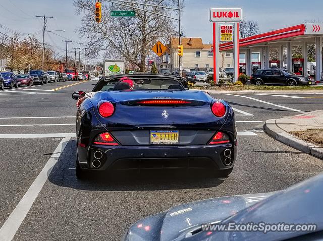 Ferrari California spotted in Long Branch, New Jersey