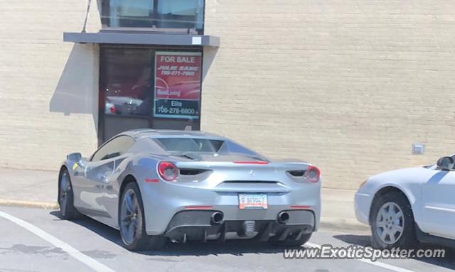 Ferrari 488 GTB spotted in Dalton, Georgia