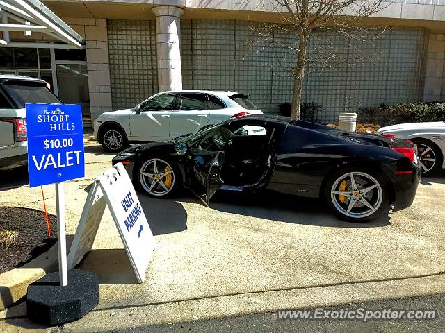 Ferrari 458 Italia spotted in Short hills, New Jersey