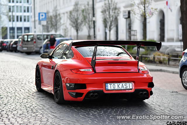 Porsche 911 Turbo spotted in Warsaw, Poland