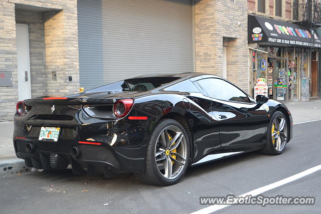 Ferrari 488 GTB spotted in Manhattan, New York