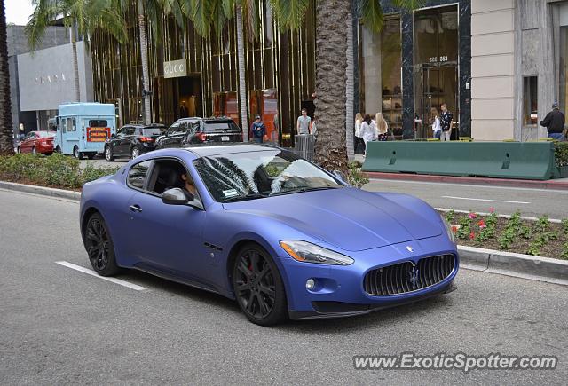 Maserati GranTurismo spotted in Beverly Hills, California