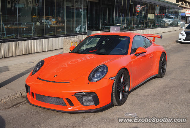 Porsche 911 GT3 spotted in Edmonton, Canada