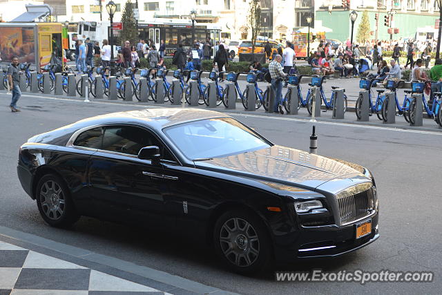 Rolls-Royce Wraith spotted in Manhattan, New York