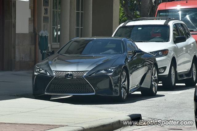 Lexus LC 500 spotted in West Palm Beach, Florida
