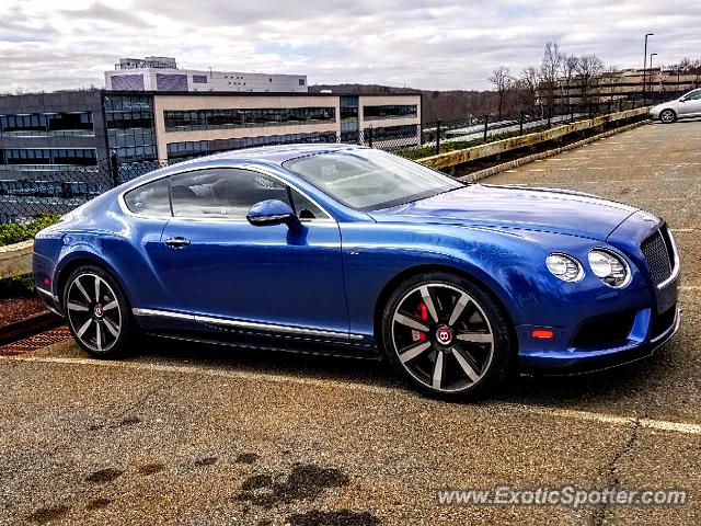 Bentley Continental spotted in Watchung, New Jersey