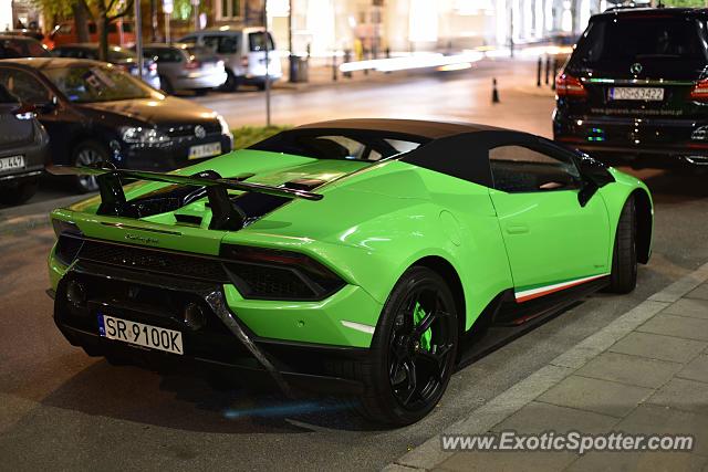 Lamborghini Huracan spotted in Warsaw, Poland