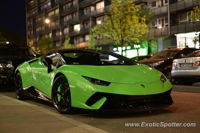 Lamborghini Huracan spotted in Warsaw, Poland