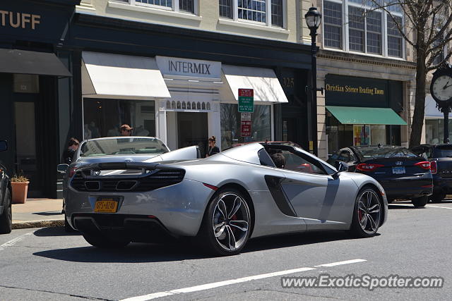 Mclaren MP4-12C spotted in Greenwich, Connecticut