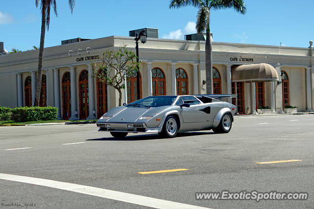 Lamborghini Countach spotted in Palm Beach, Florida