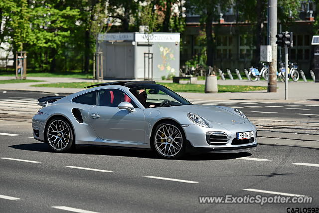 Porsche 911 Turbo spotted in Warsaw, Poland