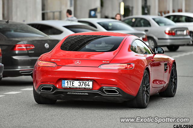 Mercedes AMG GT spotted in Warsaw, Poland