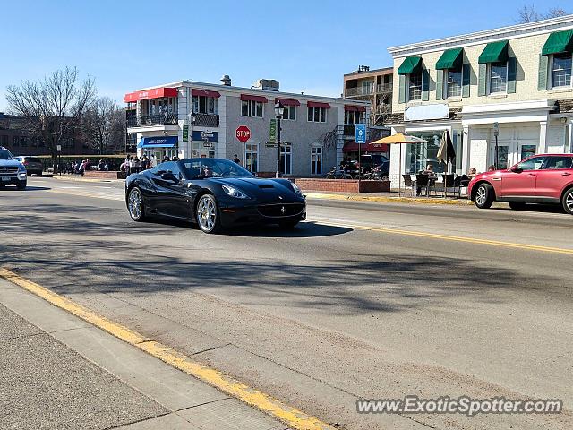 Ferrari California spotted in Wayzata, Minnesota