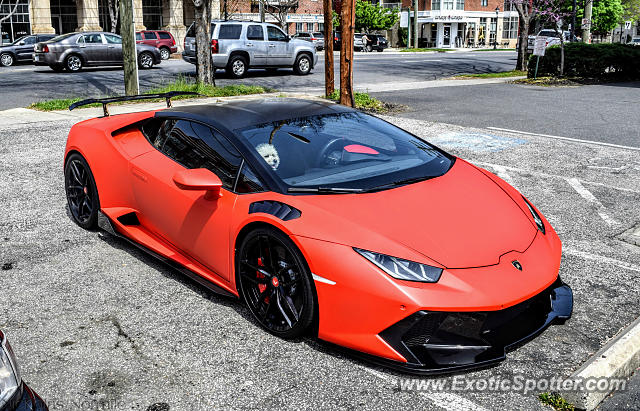 Lamborghini Huracan spotted in Charlotte, North Carolina