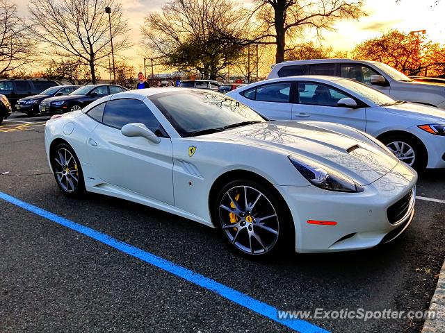 Ferrari California spotted in Short Hills, New Jersey