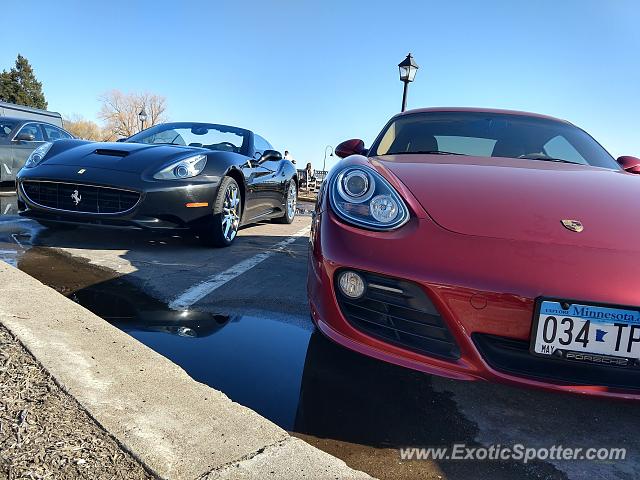 Ferrari California spotted in Wayzata, Minnesota