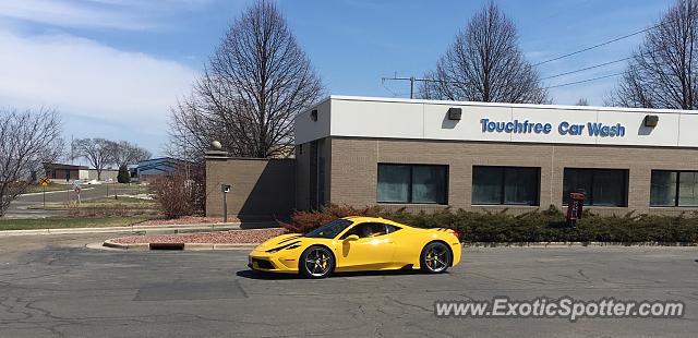 Ferrari 458 Italia spotted in Middleton, Wisconsin