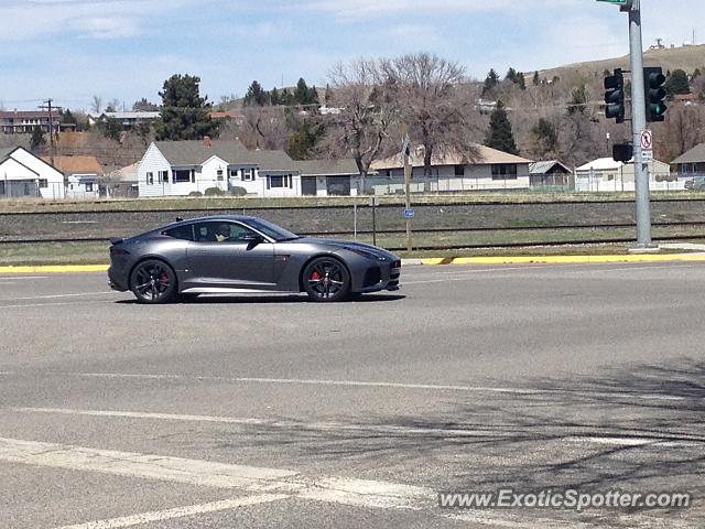 Jaguar F-Type spotted in Livingston, Montana